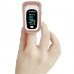 Fingertip Pulse Oximeter Spot Check Blood Oxygen Saturation OLED Display Monitor with Lanyard